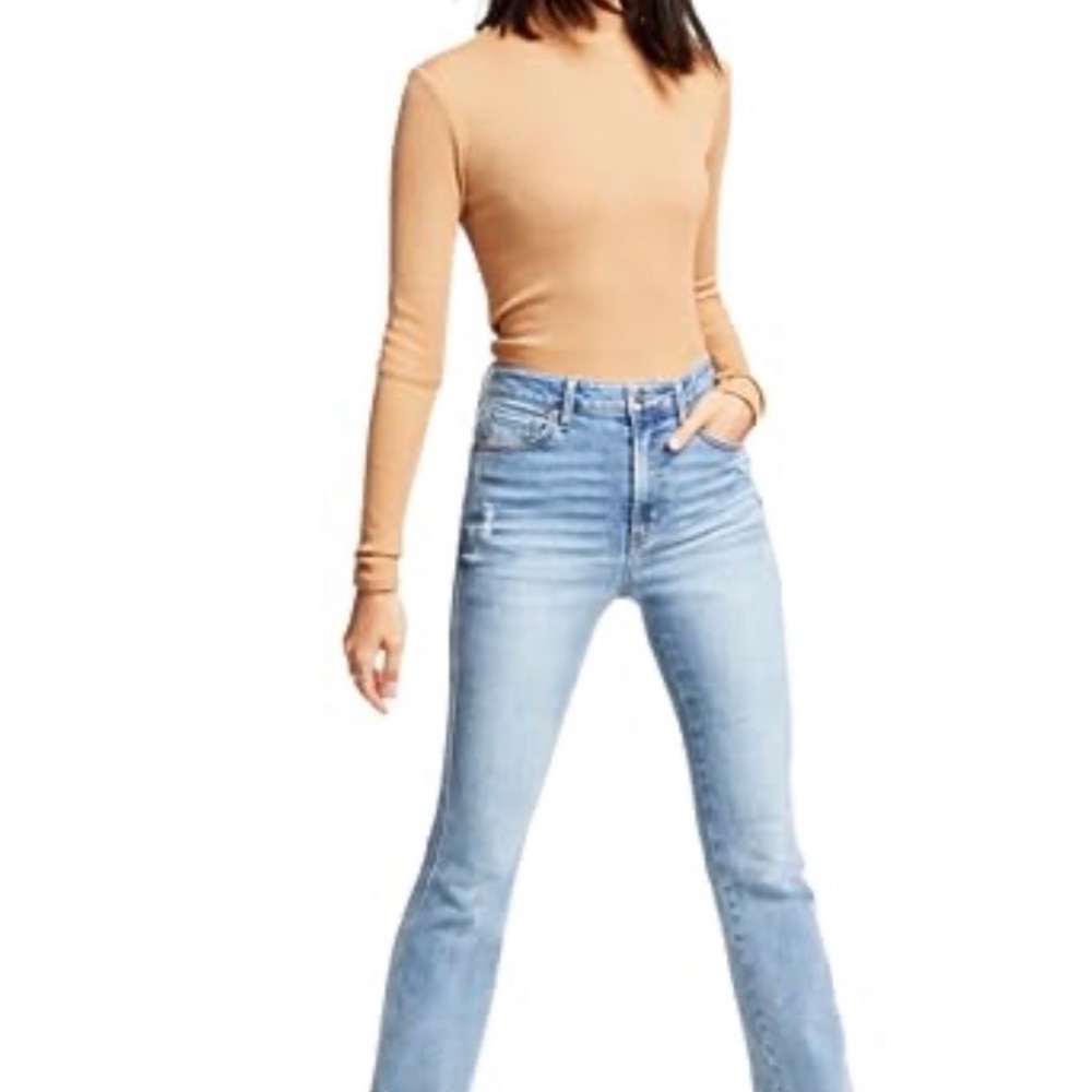 And Now This High Rise Flare jeans